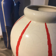 Load image into Gallery viewer, Red striped vase
